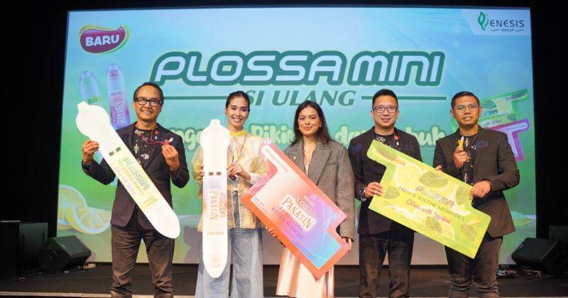 Konferensi Pers dan Peluncuran Plossa Mini Isi Ulang, di Plaza Senayan, Kamis (18/1/2024). - Dok. Enesis Group